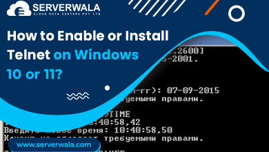How to Enable or Install Telnet on Windows 10 or 11?