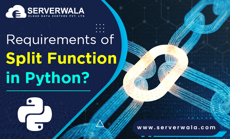 Requirements of split function in Python