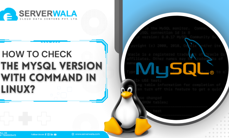 How to Check the MySQL Version with Command in Linux